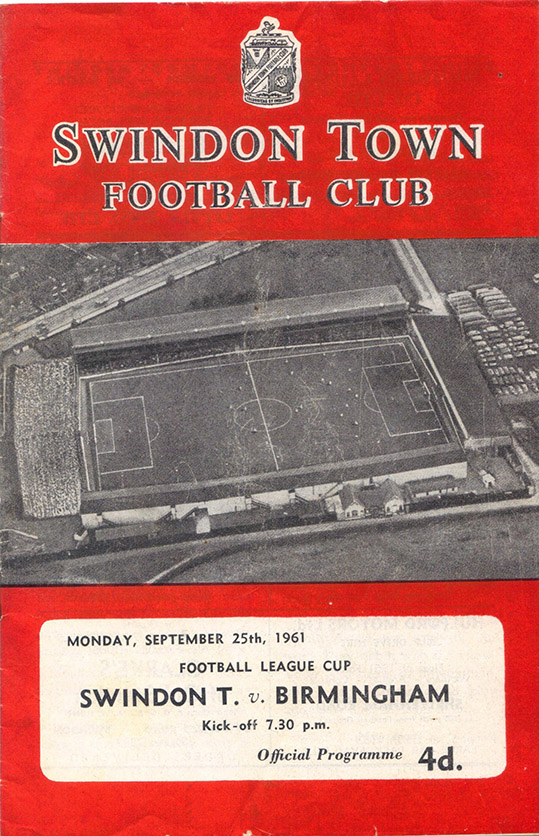 <b>Monday, September 25, 1961</b><br />vs. Birmingham City (Home)